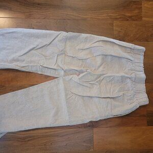 Joe Fresh beige relaxed linen pants